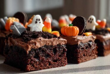 Ghostly Graveyard Brownies