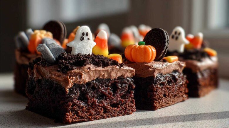 Ghostly Graveyard Brownies