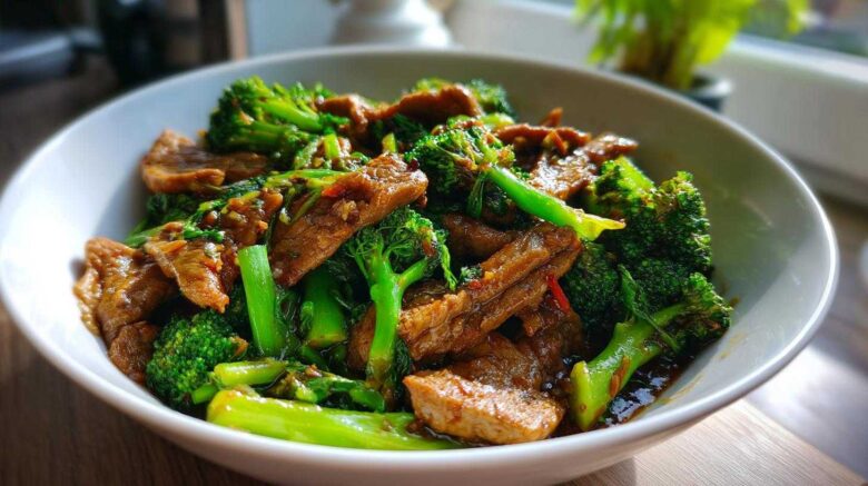 Ginger Garlic Pork Stir-Fry with Broccoli