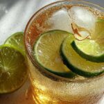 Ginger Lime Kombucha Mocktail