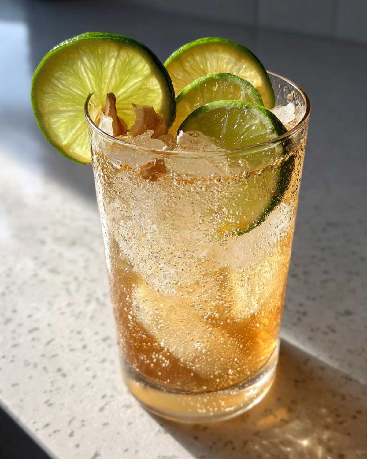 Ginger Lime Kombucha Mocktail - detail 2