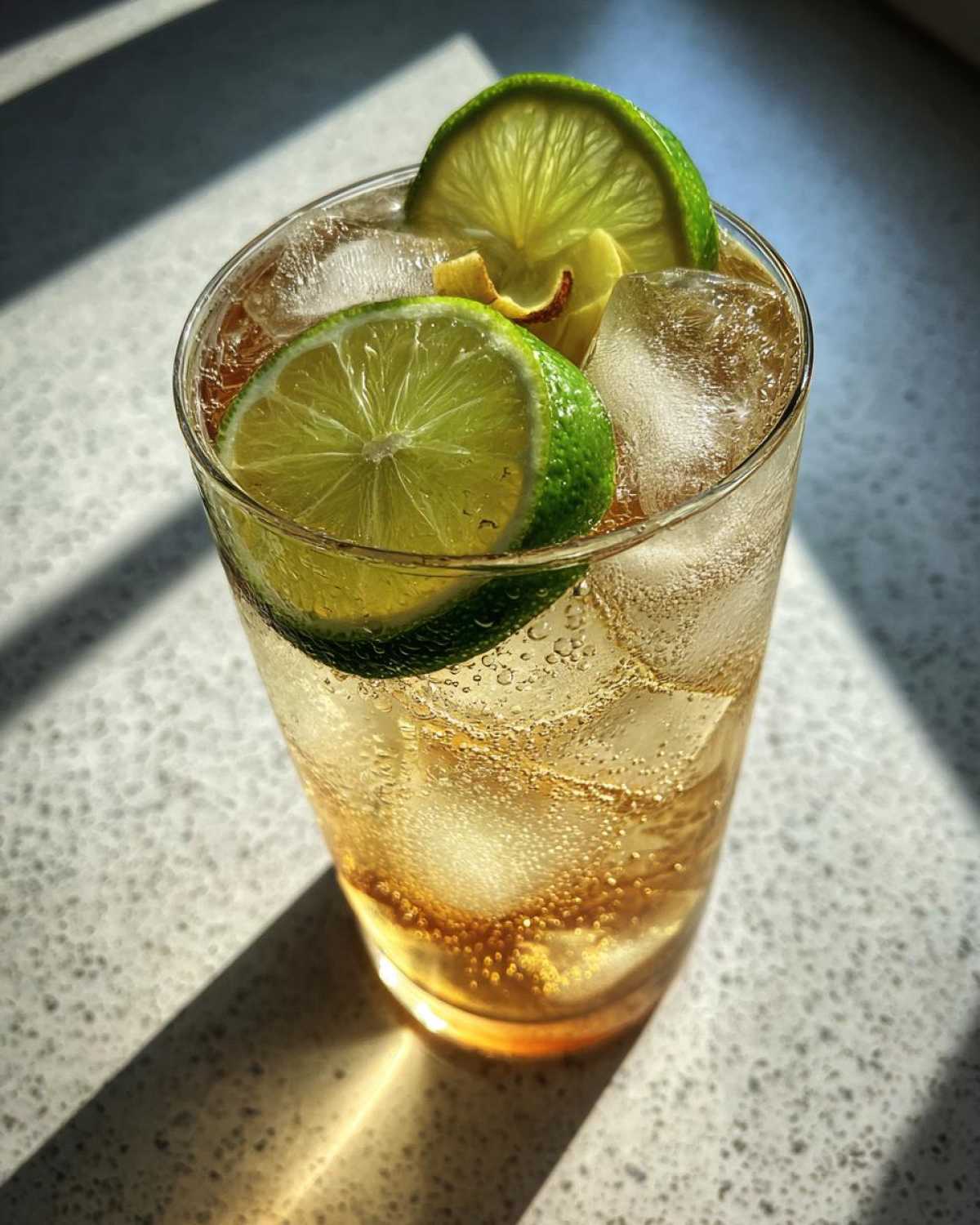 Ginger Lime Kombucha Mocktail - detail 4