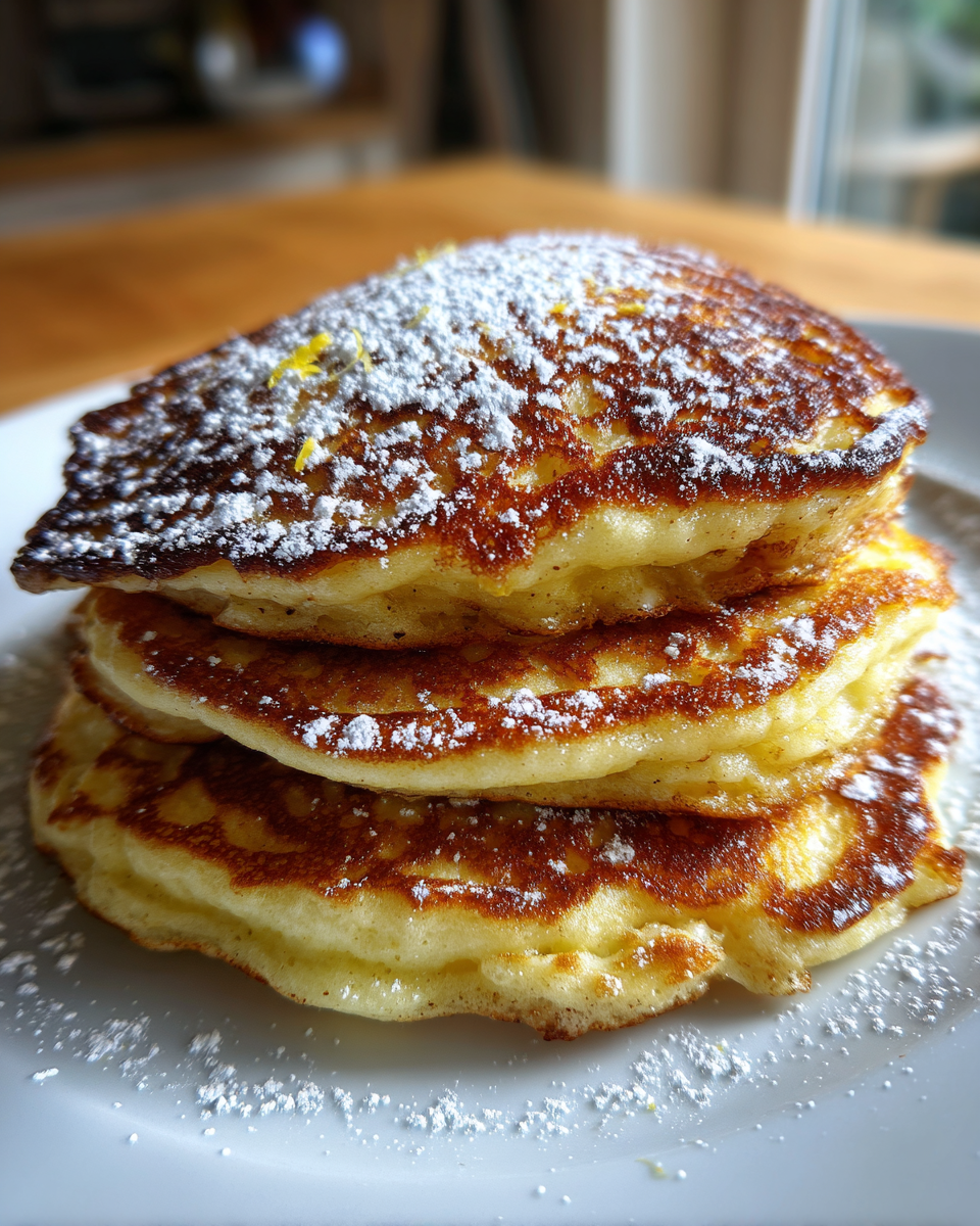 Gluten-Free Ricotta Lemon Pancakes - detail 2