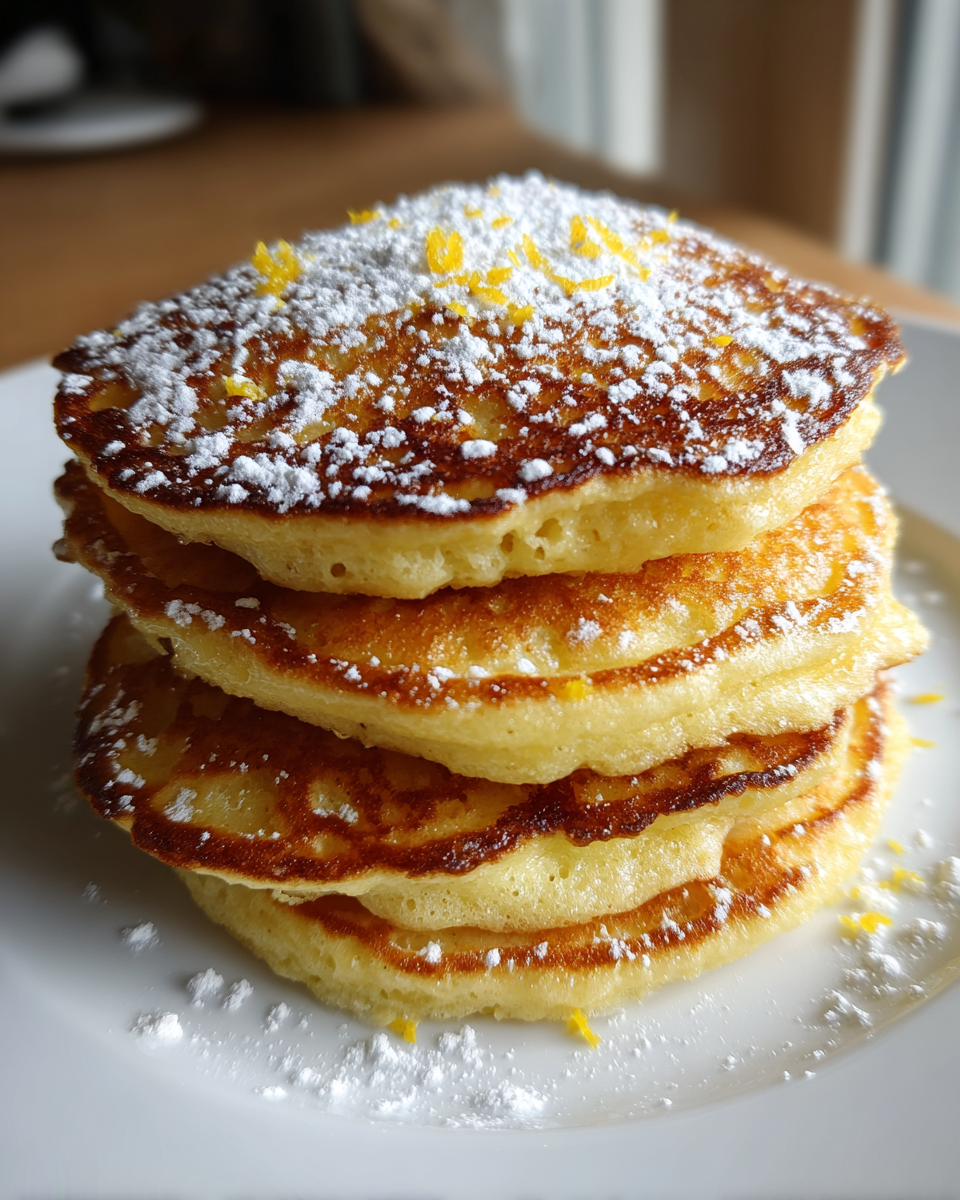 Gluten-Free Ricotta Lemon Pancakes - detail 3