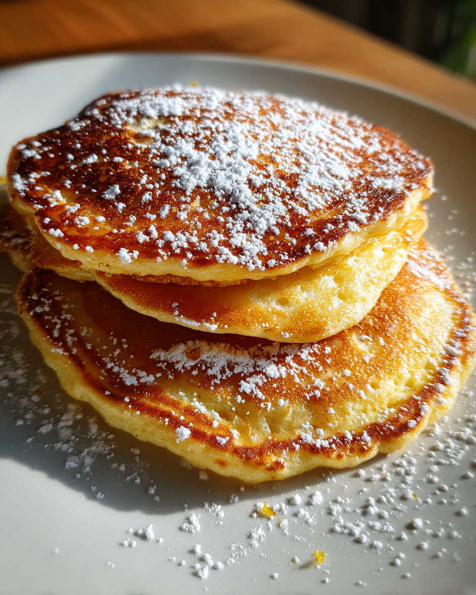 Gluten-Free Ricotta Lemon Pancakes - detail 4