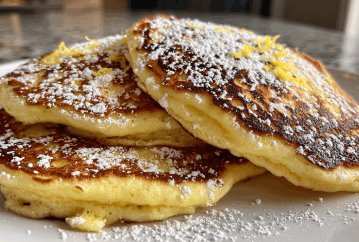 Gluten-Free Ricotta Lemon Pancakes