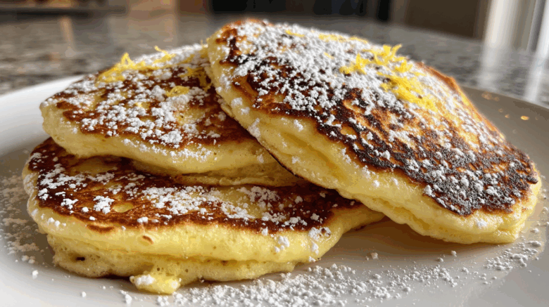 Gluten-Free Ricotta Lemon Pancakes