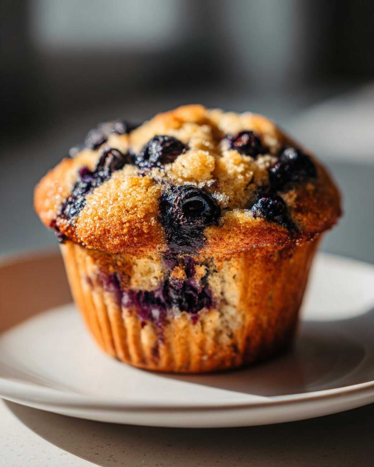 Gluten-free blueberry muffins - detail 1