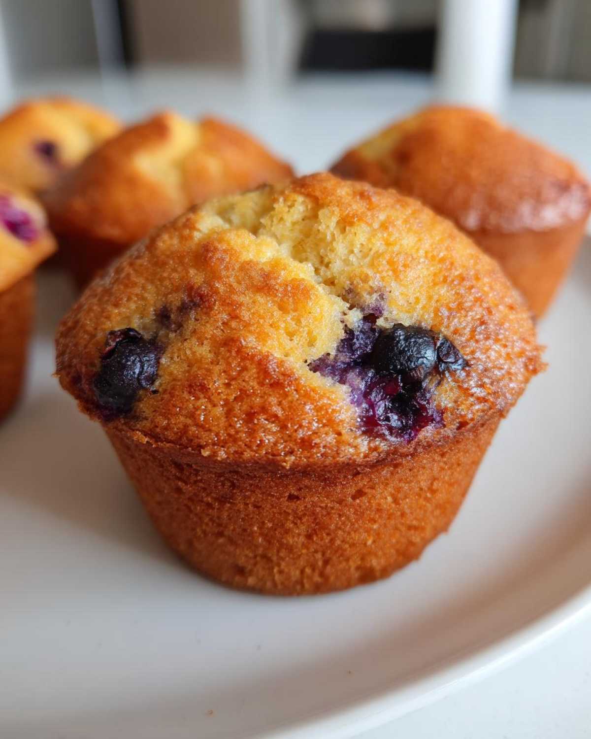Gluten-free blueberry muffins - detail 2