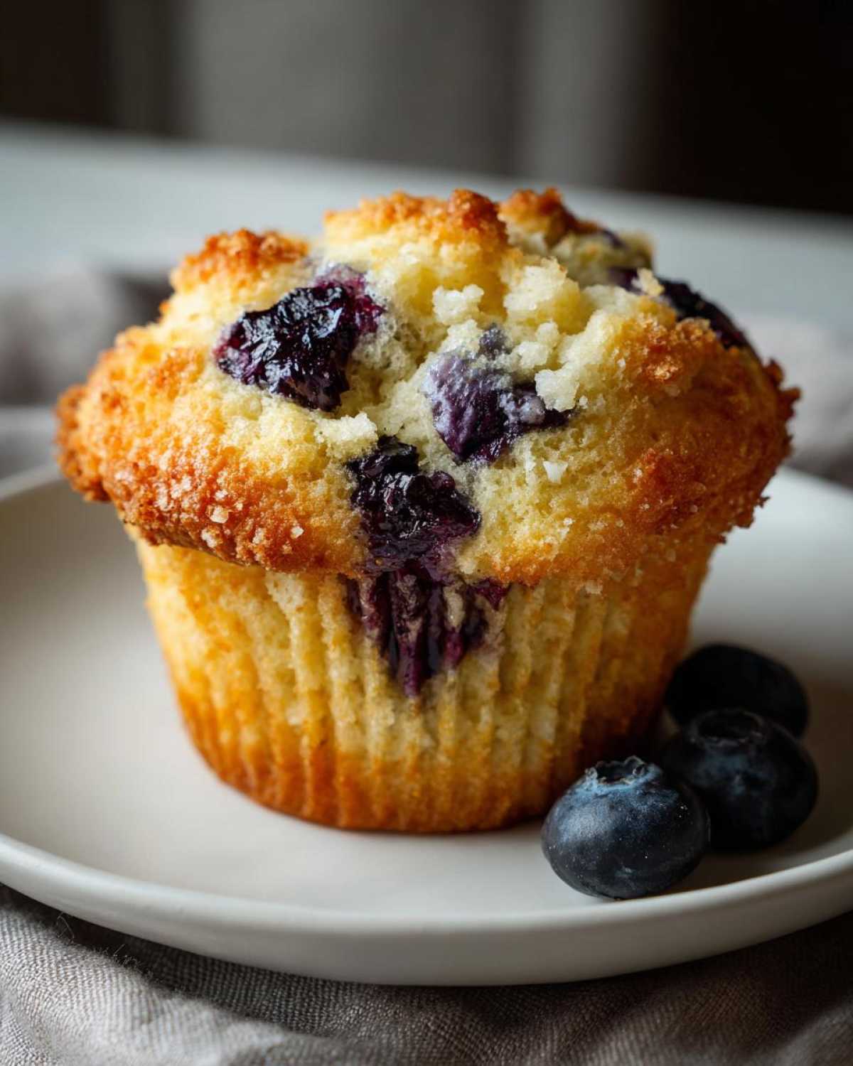 Gluten-free blueberry muffins - detail 4