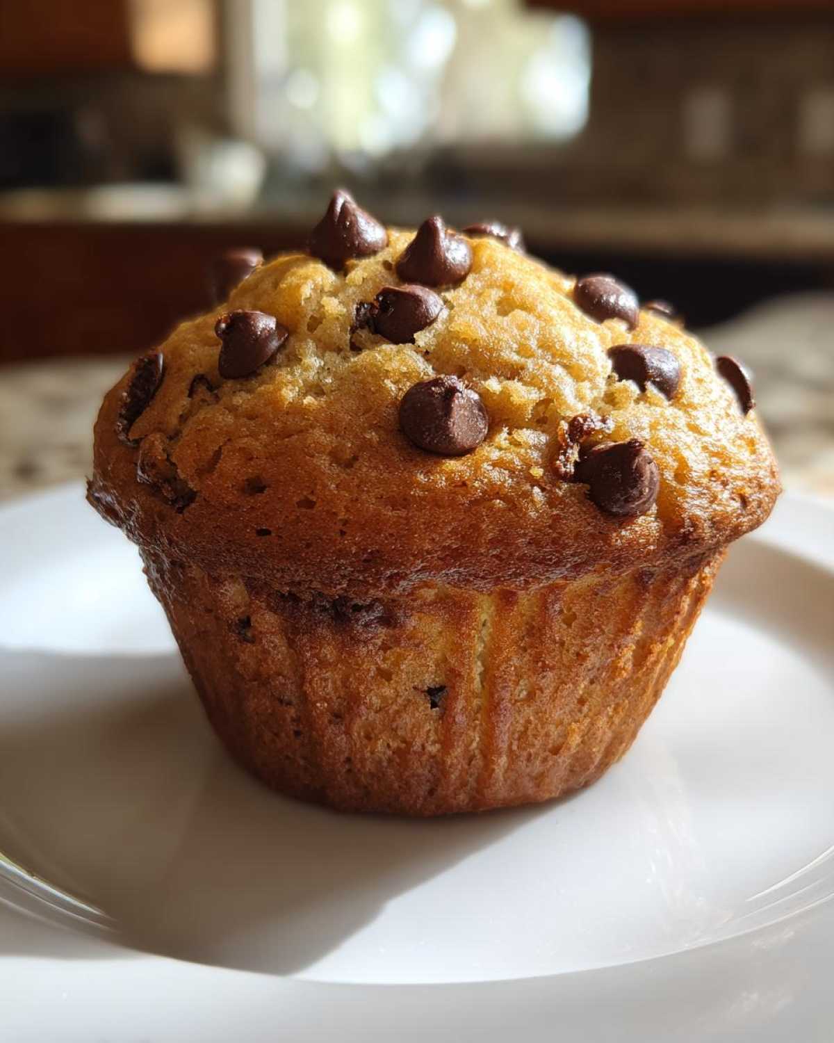 Gluten-free chocolate chip muffins - detail 1