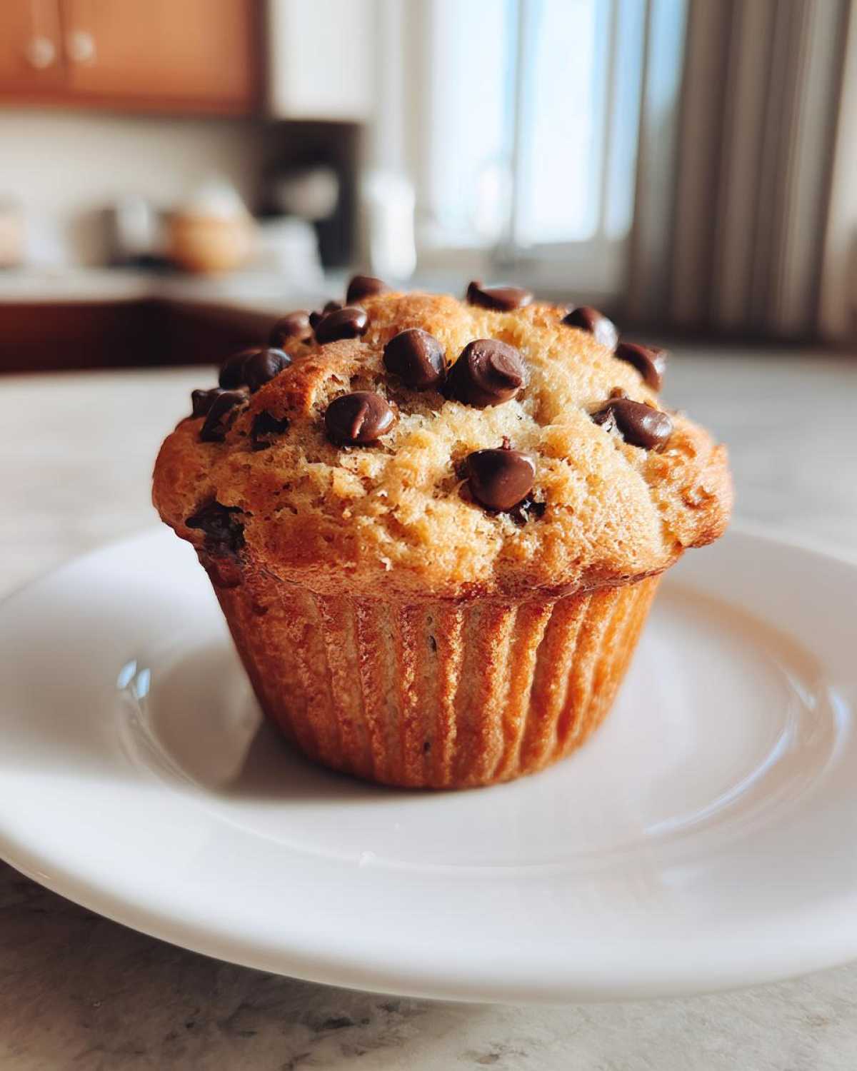 Gluten-free chocolate chip muffins - detail 3
