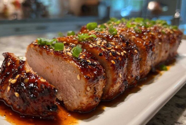 Gochujang Glazed Pork Tenderloin