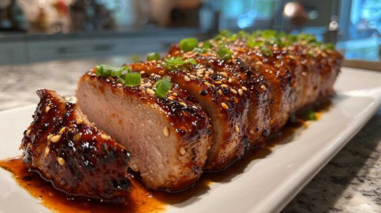 Gochujang Glazed Pork Tenderloin