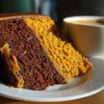 Golden Turmeric Latte Chocolate Cake