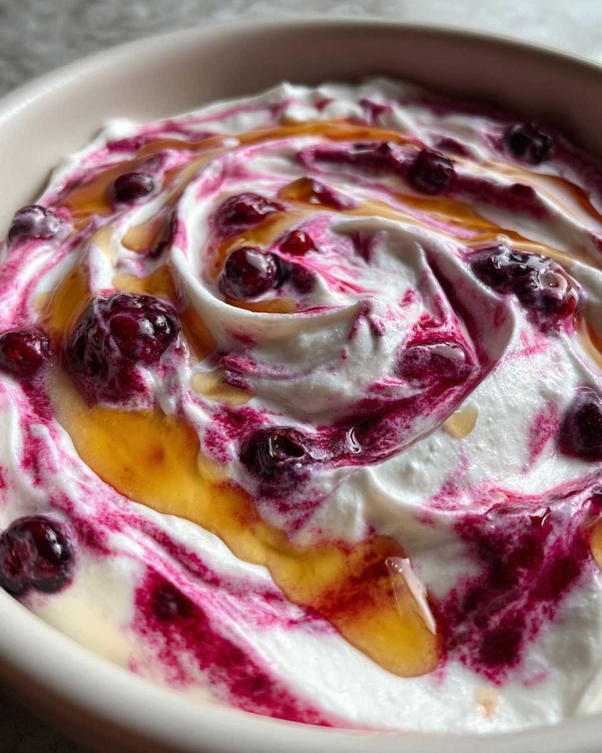 Greek Yogurt Berry Dip - detail 1