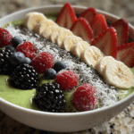 Green Avocado Mint Smoothie Bowl