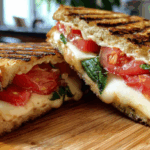 Grilled Caprese Panini with Pesto