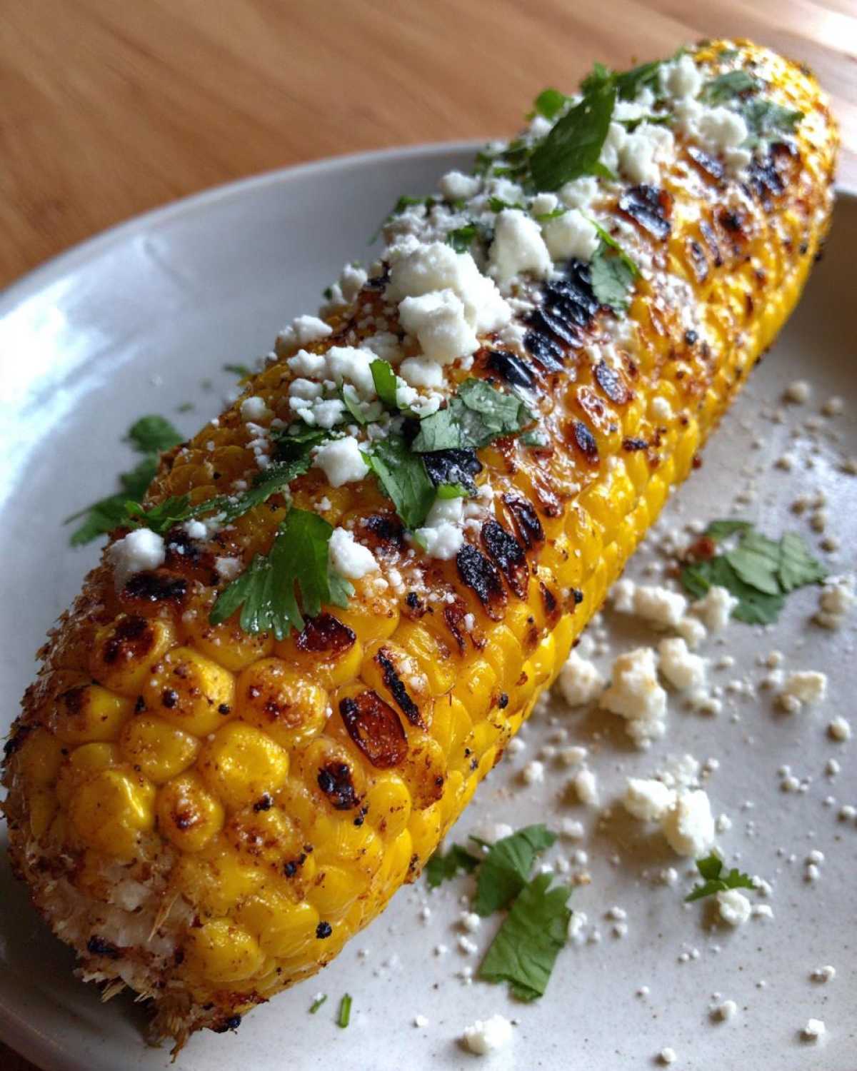 Grilled elote - detail 2