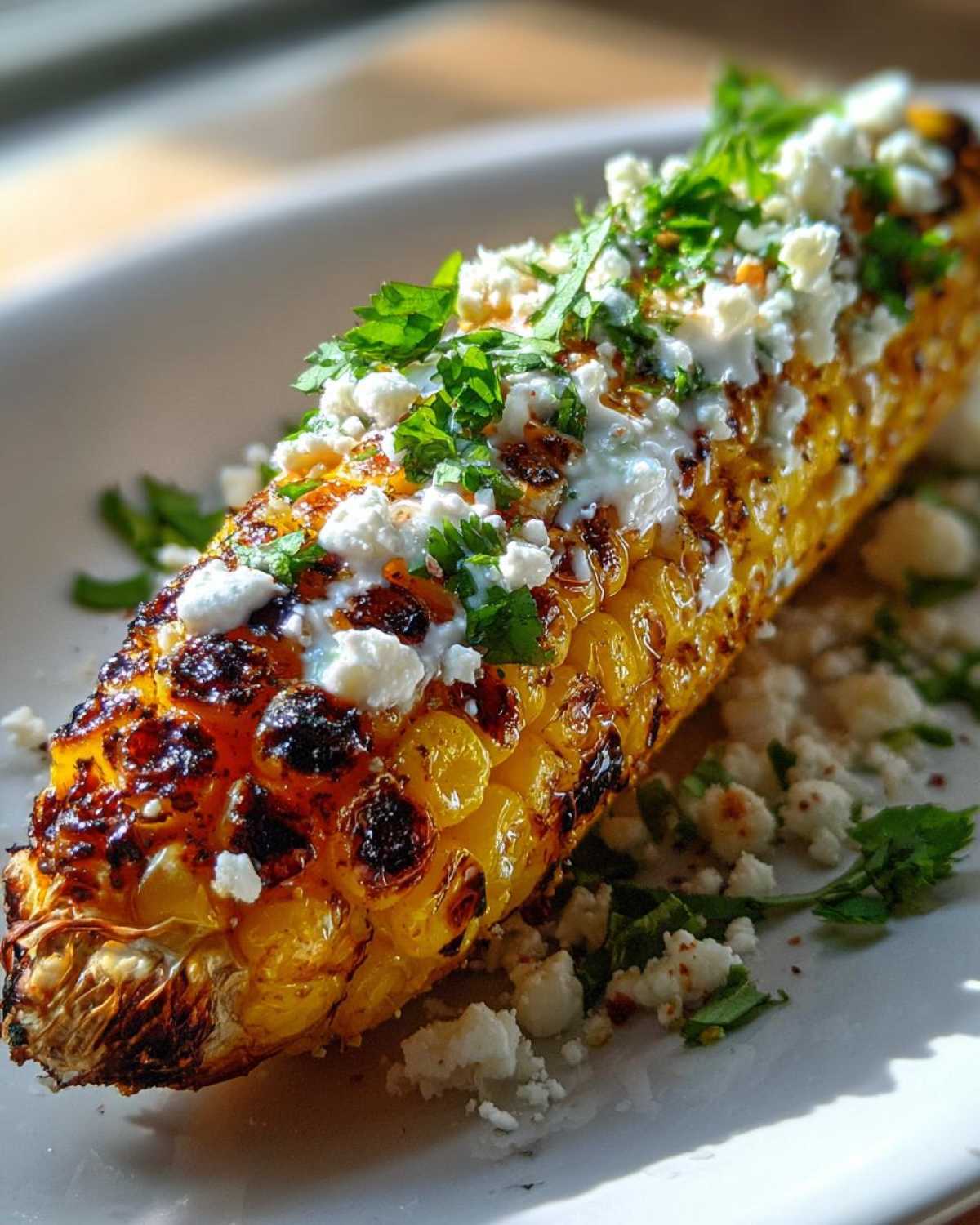 Grilled elote - detail 3