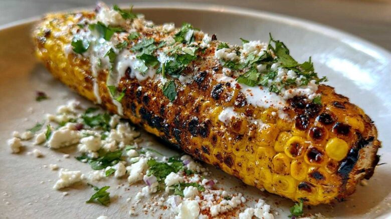 Grilled elote