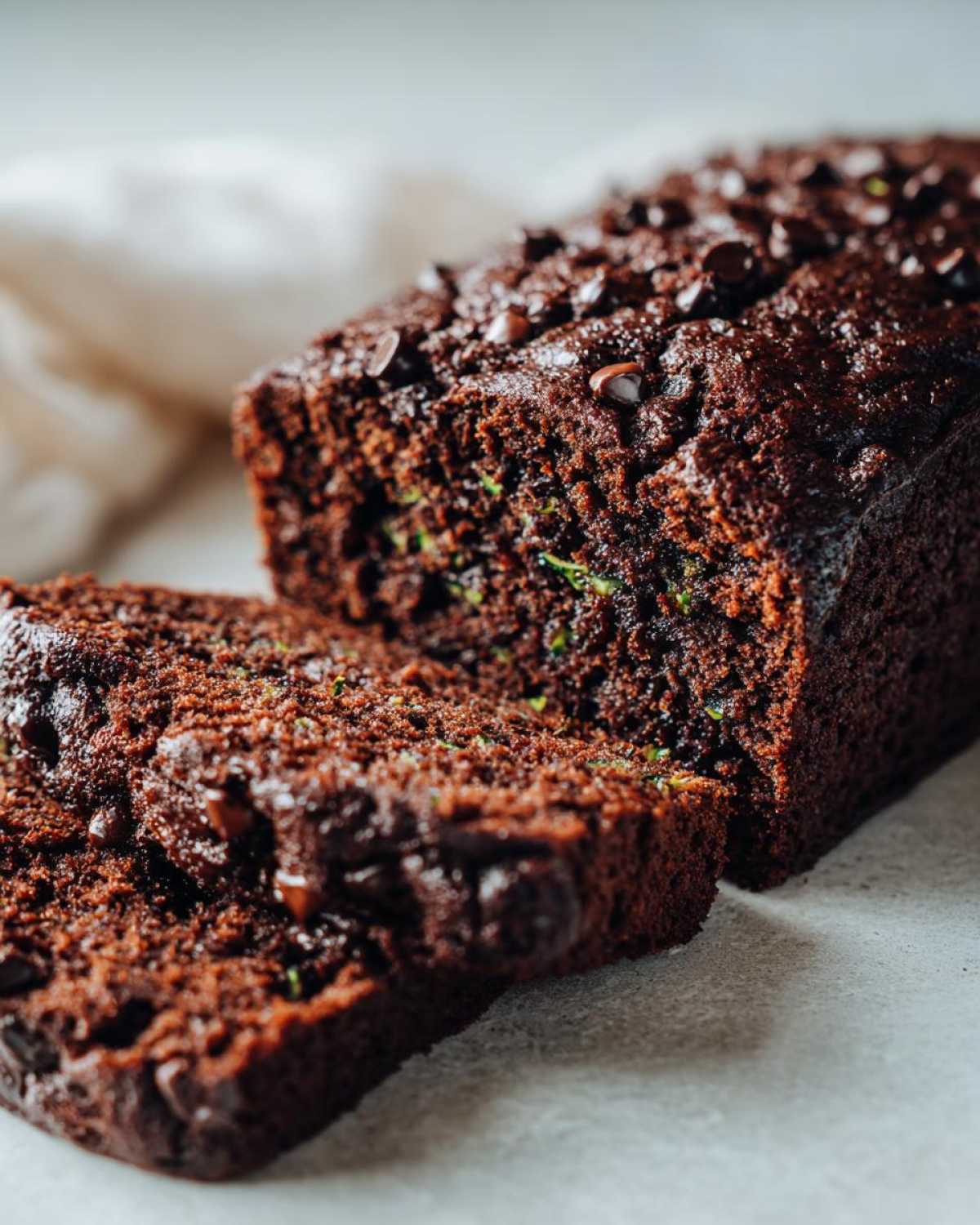 Healthy Double Chocolate Zucchini Bread Gluten Free - detail 2