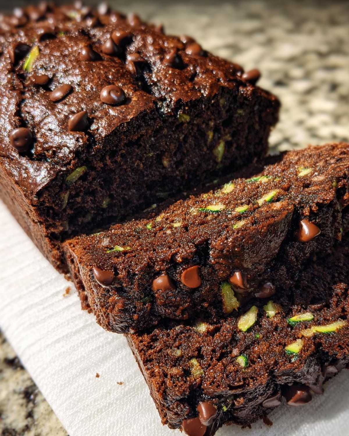 Healthy Double Chocolate Zucchini Bread Gluten Free - detail 3