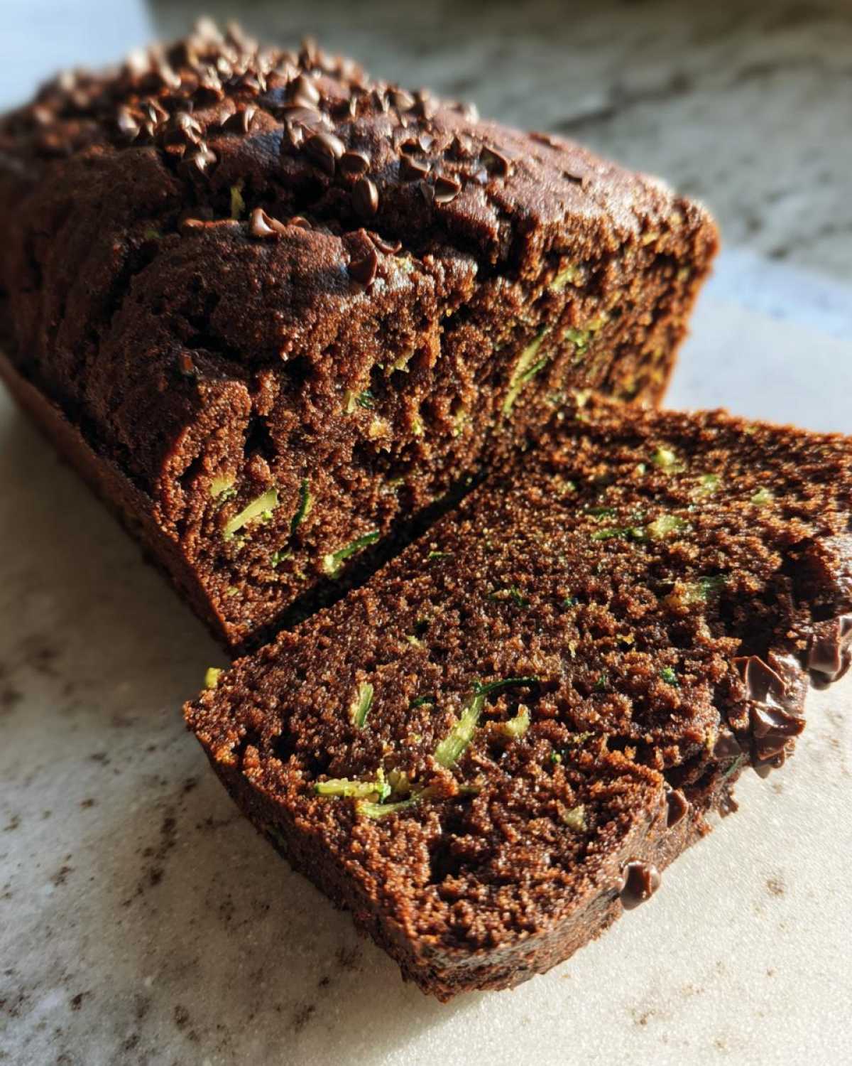 Healthy Double Chocolate Zucchini Bread Gluten Free - detail 4