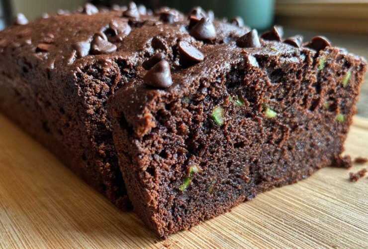 Healthy Double Chocolate Zucchini Bread Gluten Free
