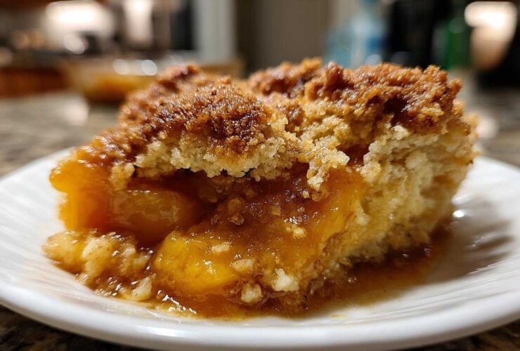 Homemade Peach Cobbler (with Fresh Peaches)