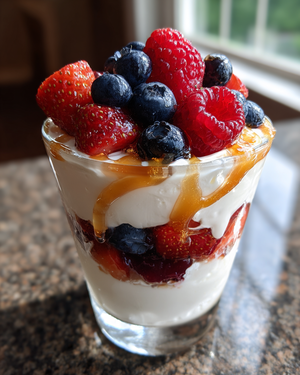 Honey-Drizzled Yogurt Berry Parfait - detail 2