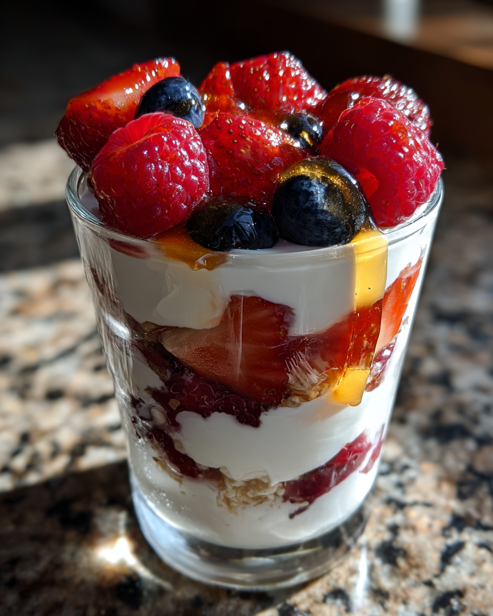 Honey-Drizzled Yogurt Berry Parfait - detail 4