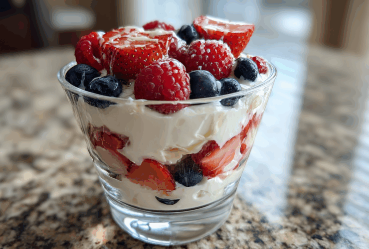 Honey-Drizzled Yogurt Berry Parfait