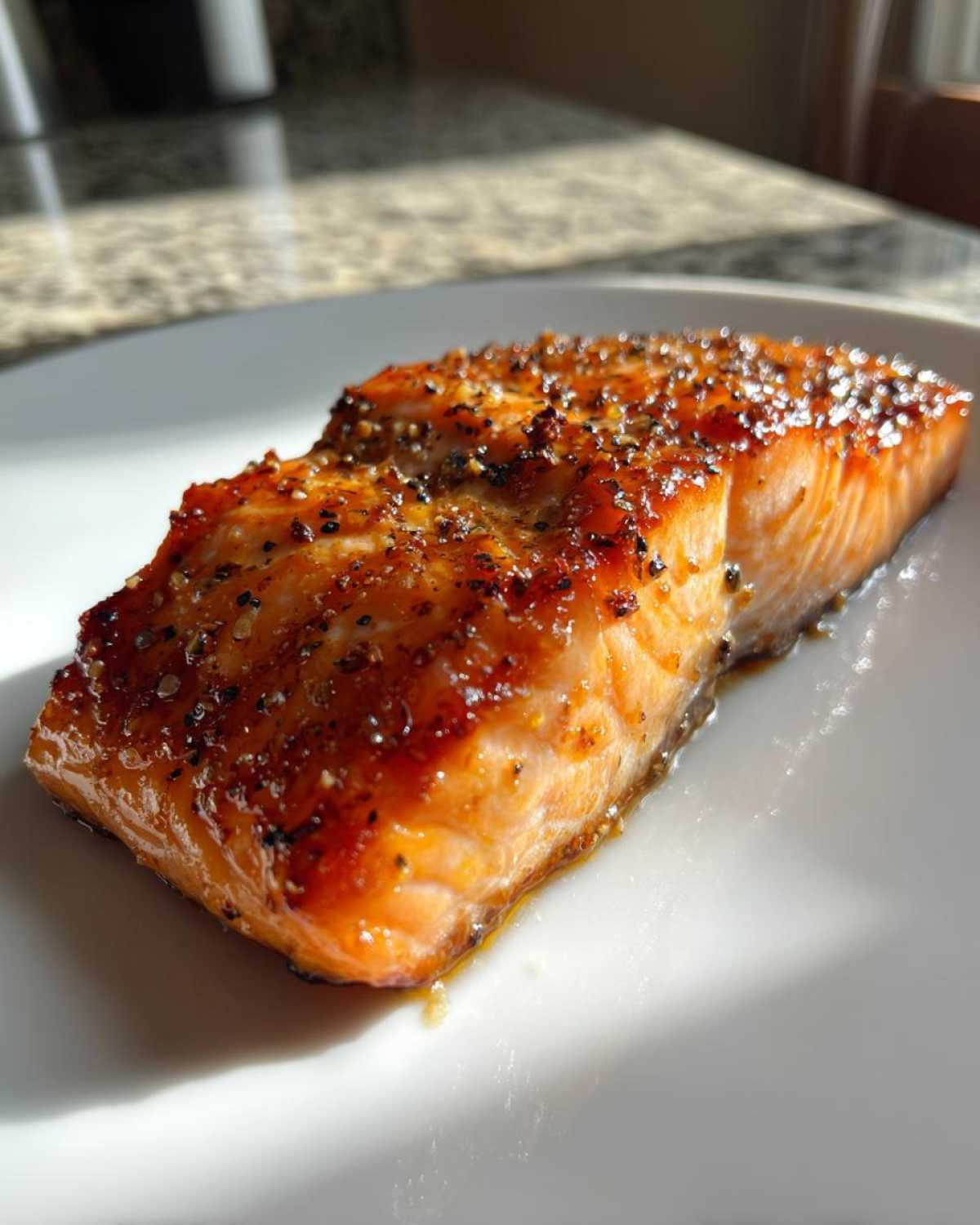 Honey Mustard Glazed Salmon - detail 4