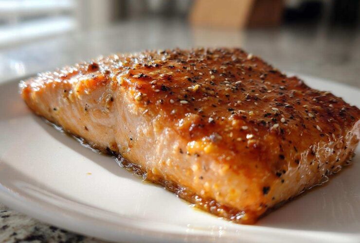 Honey Mustard Glazed Salmon