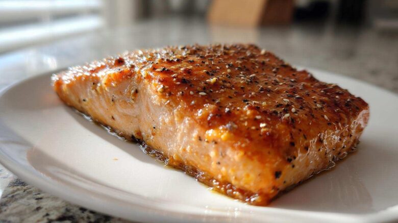 Honey Mustard Glazed Salmon