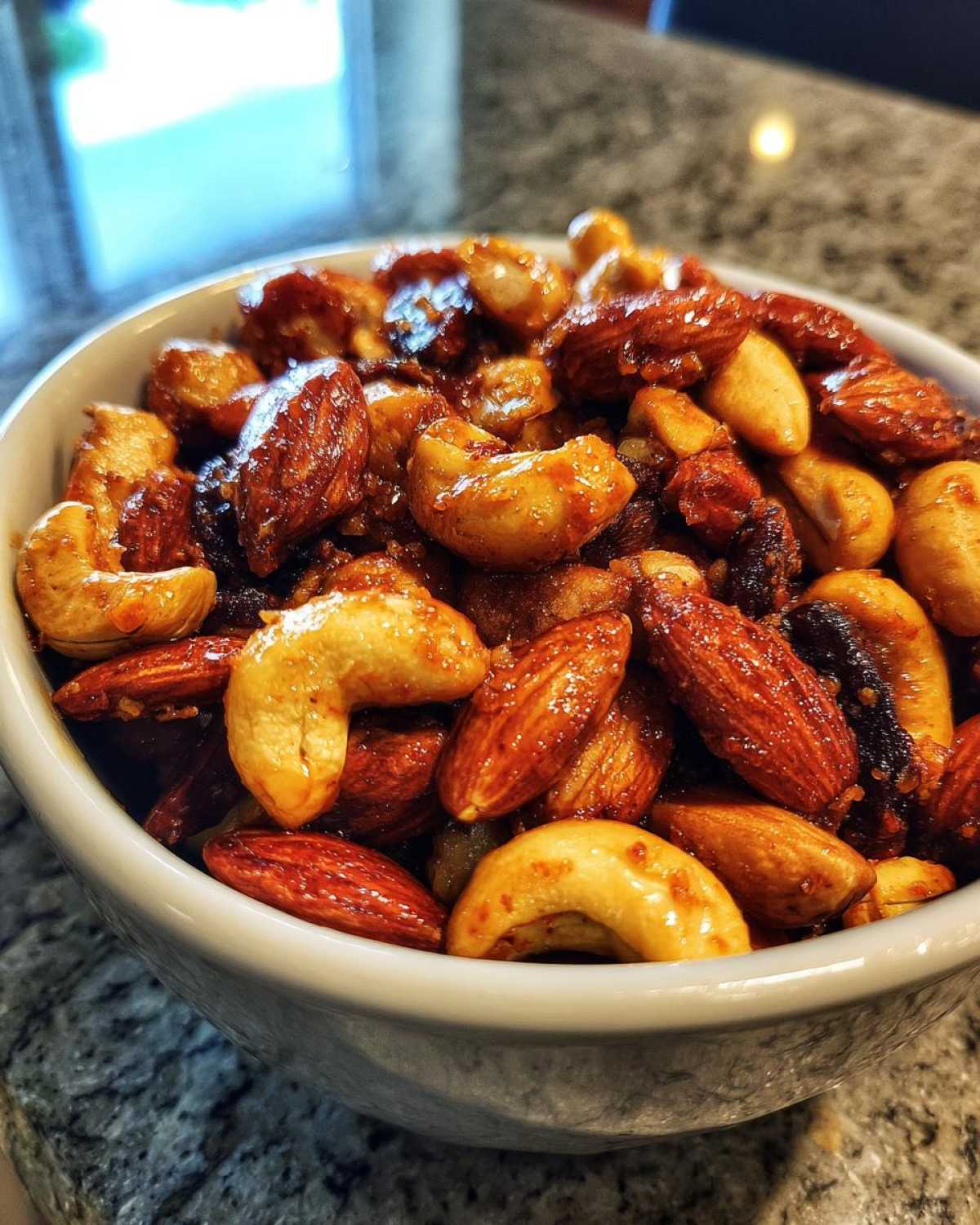 Honey Sriracha Spiced Nuts - detail 1
