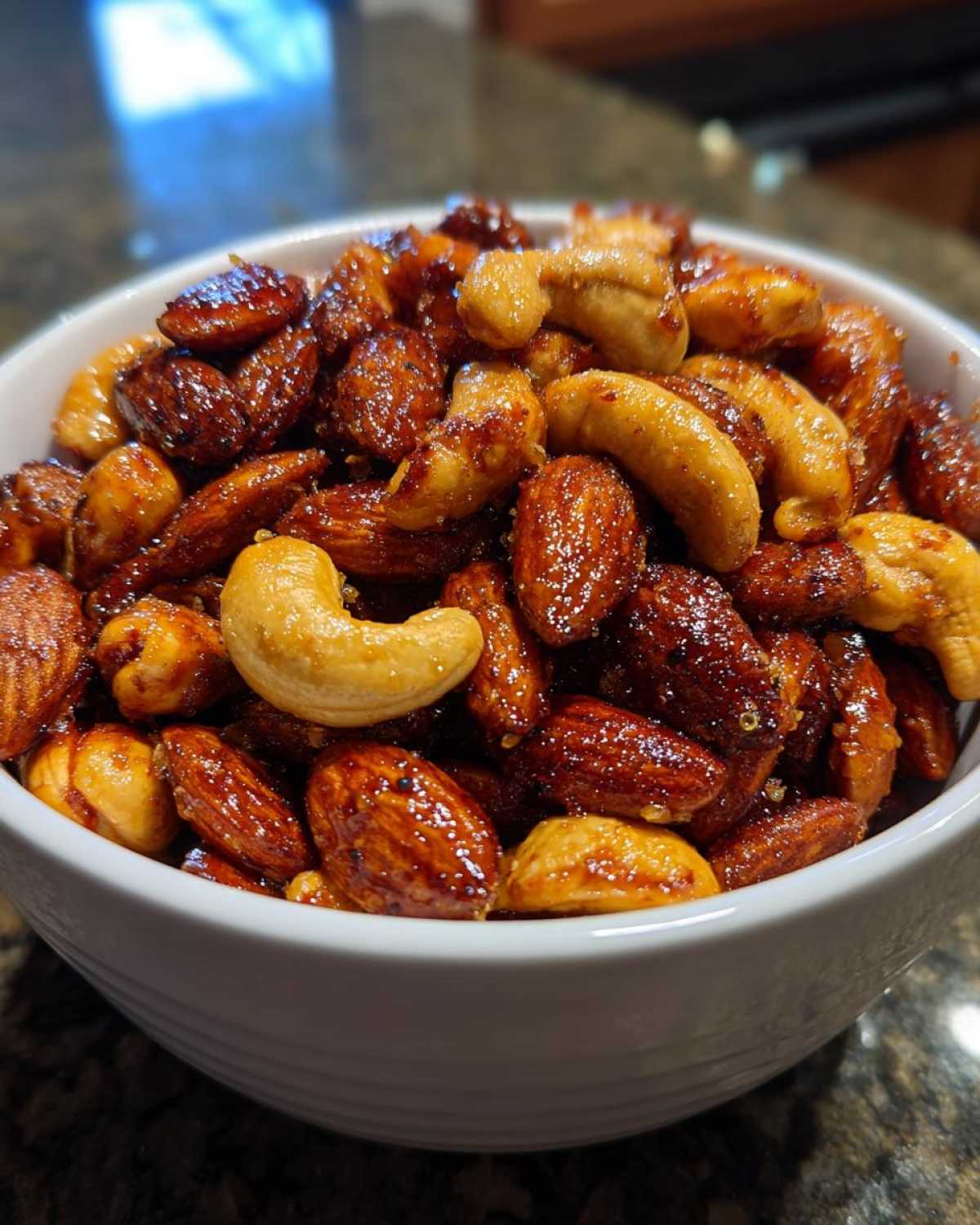Honey Sriracha Spiced Nuts - detail 2
