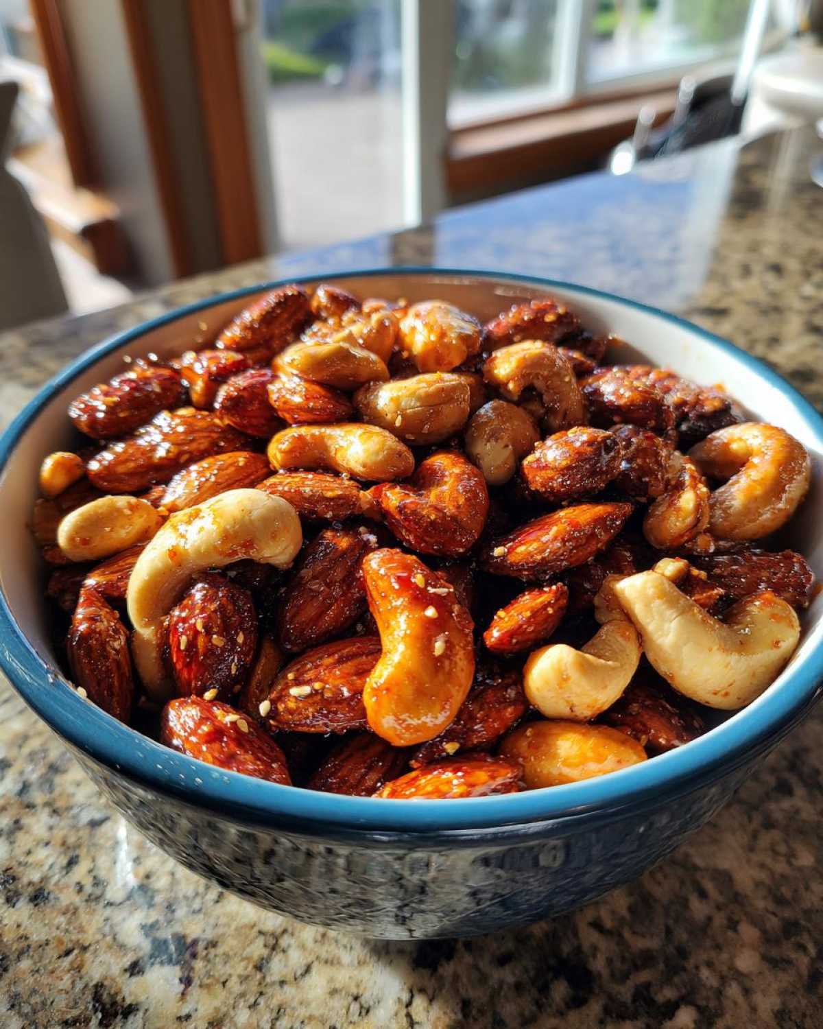 Honey Sriracha Spiced Nuts - detail 3