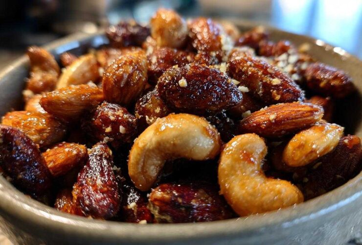 Honey Sriracha Spiced Nuts