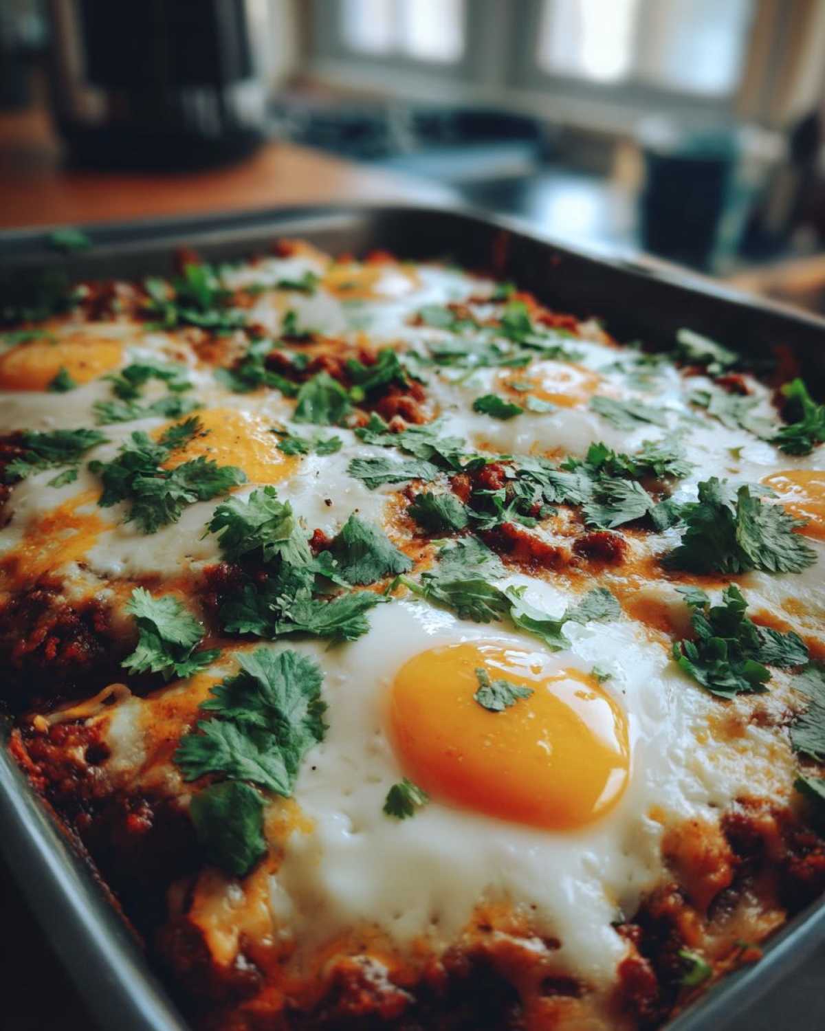 Huevos Rancheros Breakfast Nachos - detail 2
