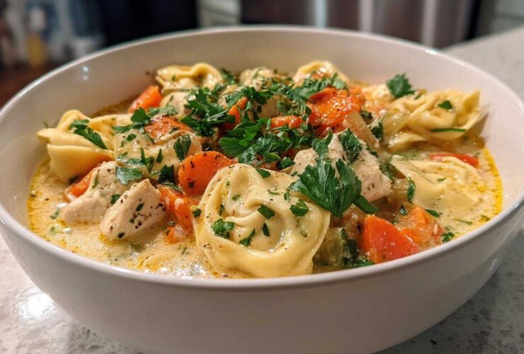 Instant Pot Chicken Tortellini Soup
