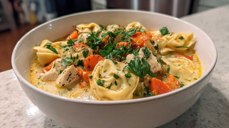 Instant Pot Chicken Tortellini Soup