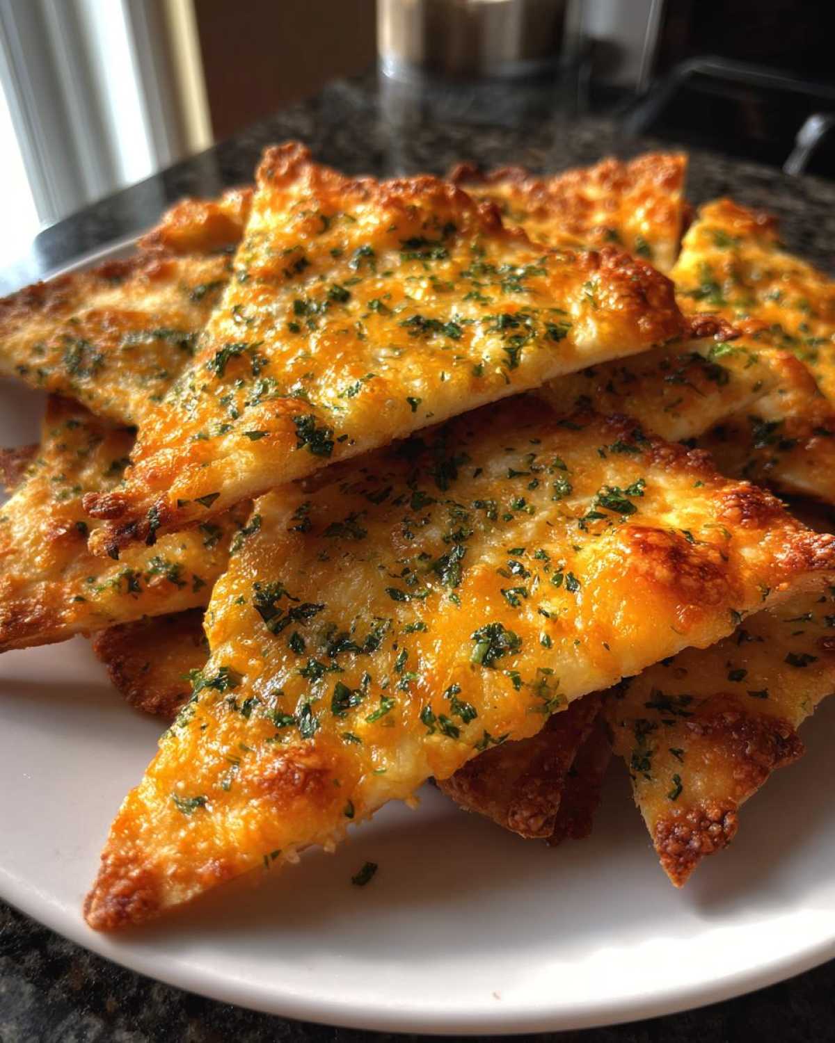 Jalapeño-Cheddar Pita Chips - detail 4