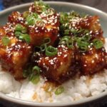 Japanese Teriyaki Tofu Rice Bowl