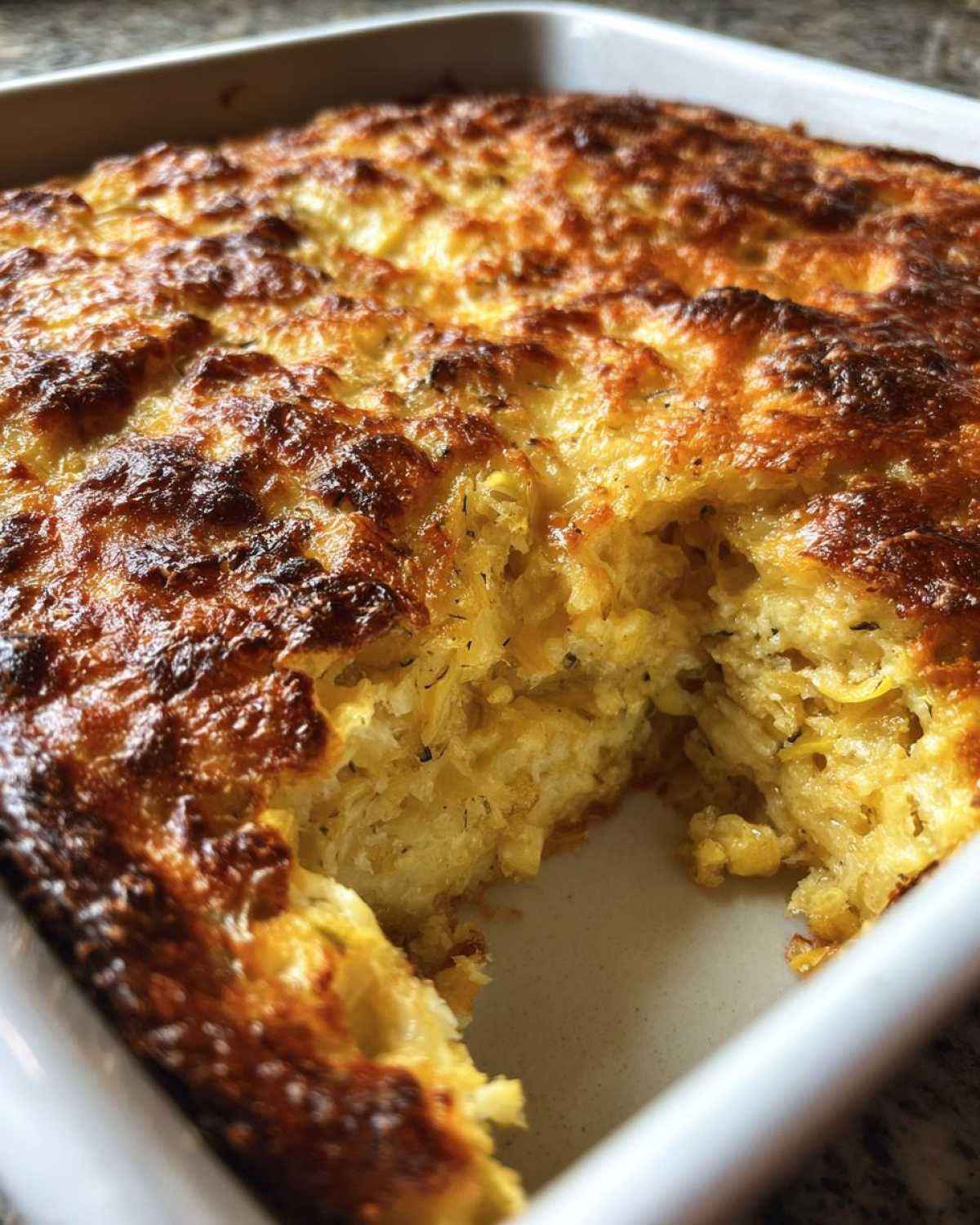 Keto squash casserole - detail 1