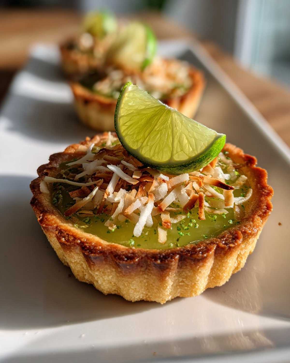 Key Lime Coconut Tarts - detail 1