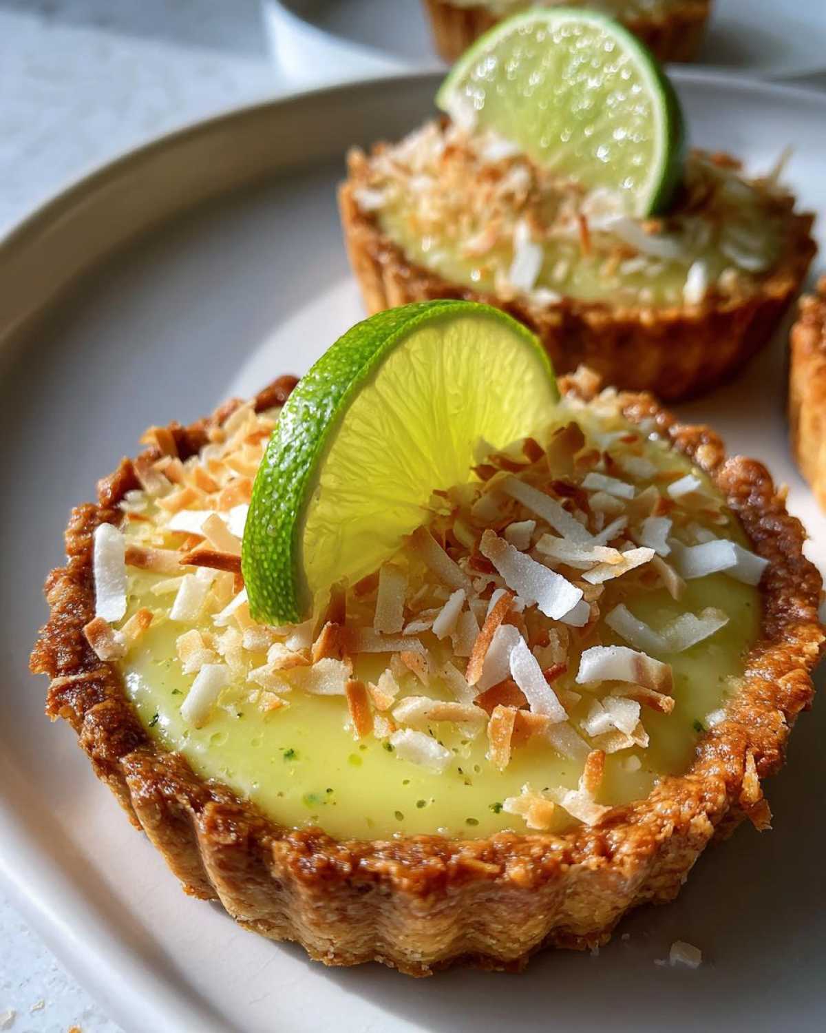Key Lime Coconut Tarts - detail 3