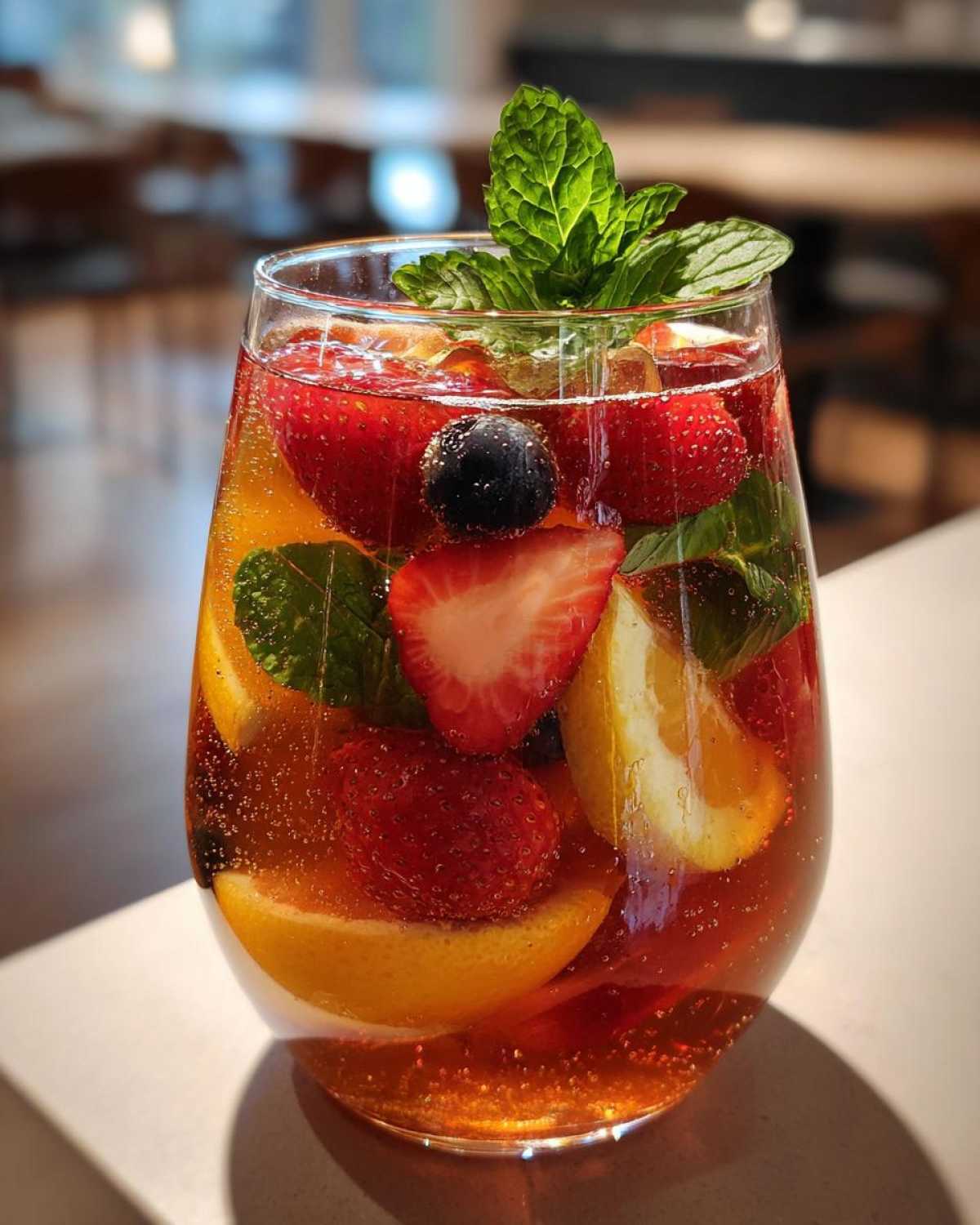 Kombucha Sangria with Citrus Berries - detail 4