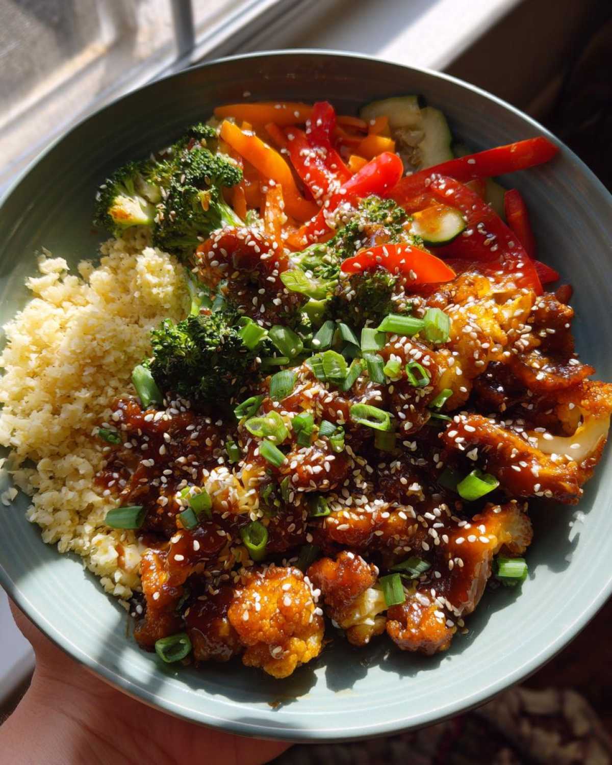 Korean BBQ Cauliflower Rice Bowls - detail 1